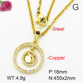 Fashion Copper Necklace  F7N400505vbmb-G030