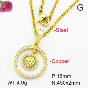 Fashion Copper Necklace  F7N400506vbmb-G030