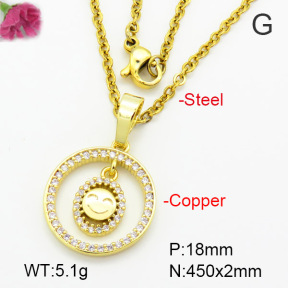 Fashion Copper Necklace  F7N400507vbmb-G030