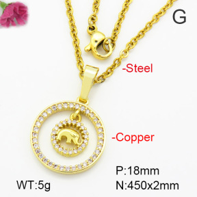 Fashion Copper Necklace  F7N400508vbmb-G030
