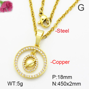 Fashion Copper Necklace  F7N400510vbmb-G030
