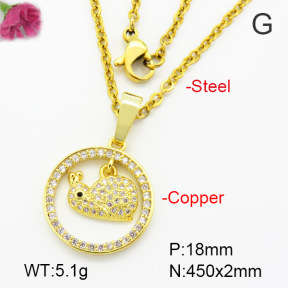 Fashion Copper Necklace  F7N400518vbmb-G030
