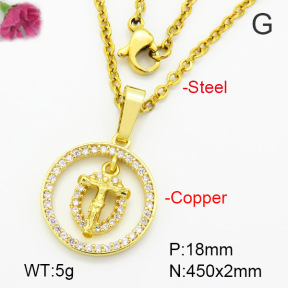 Fashion Copper Necklace  F7N400521vbmb-G030