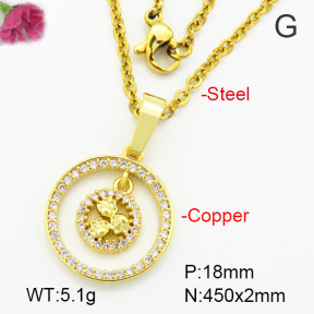 Fashion Copper Necklace  F7N400528vbmb-G030