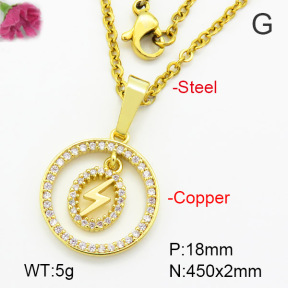 Fashion Copper Necklace  F7N400533vbmb-G030