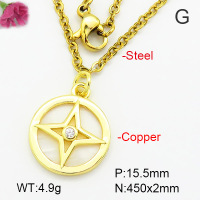 Fashion Copper Necklace  F7N400558avja-G030