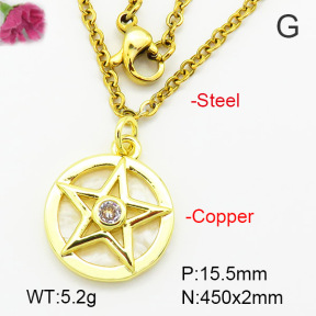 Fashion Copper Necklace  F7N400561avja-G030