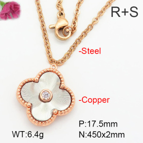 Fashion Copper Necklace  F7N400565baka-G030