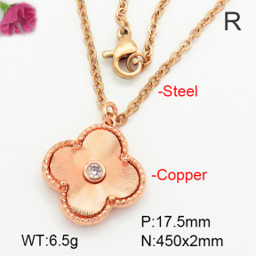 Fashion Copper Necklace  F7N400566baka-G030