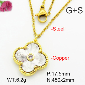 Fashion Copper Necklace  F7N400571baka-G030