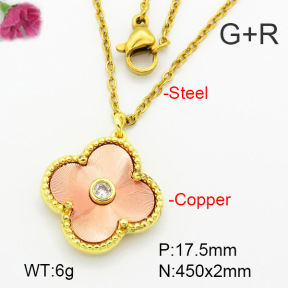 Fashion Copper Necklace  F7N400573baka-G030