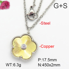 Fashion Copper Necklace  F7N400576baka-G030