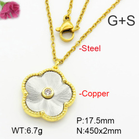 Fashion Copper Necklace  F7N400578baka-G030