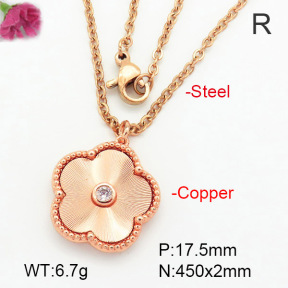 Fashion Copper Necklace  F7N400580baka-G030