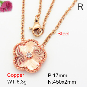 Fashion Copper Necklace  F7N400584baka-G030