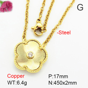 Fashion Copper Necklace  F7N400585baka-G030