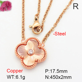Fashion Copper Necklace  F7N400587baka-G030