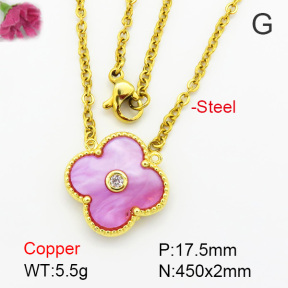 Fashion Copper Necklace  F7N400592baka-G030