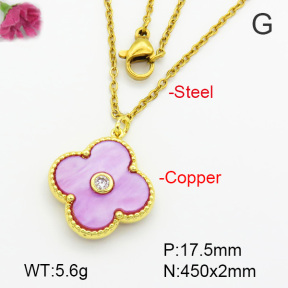 Fashion Copper Necklace  F7N400595baka-G030