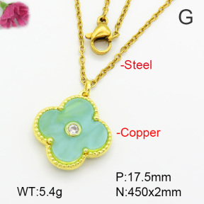 Fashion Copper Necklace  F7N400596baka-G030