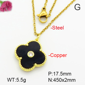 Fashion Copper Necklace  F7N400597baka-G030