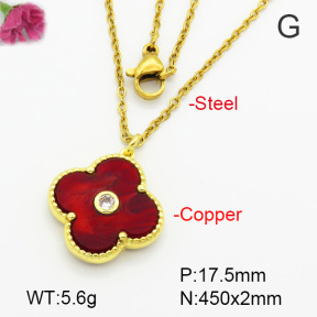 Fashion Copper Necklace  F7N400598baka-G030