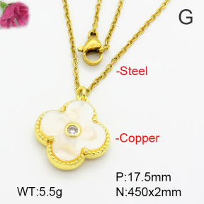 Fashion Copper Necklace  F7N400600baka-G030