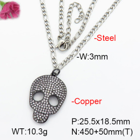 Fashion Copper Necklace  F7N400601bbnk-G030
