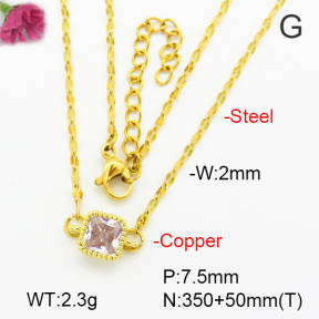 Fashion Copper Necklace  F7N400603aaho-G030
