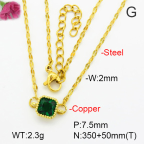 Fashion Copper Necklace  F7N400604aaij-G030