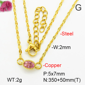 Fashion Copper Necklace  F7N400611aahp-G030