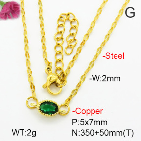 Fashion Copper Necklace  F7N400613aahn-G030