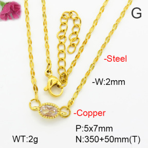 Fashion Copper Necklace  F7N400615vahk-G030