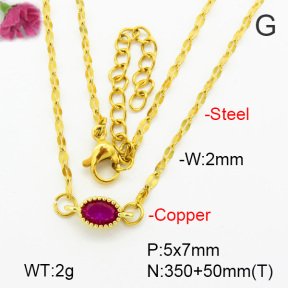 Fashion Copper Necklace  F7N400616aahp-G030