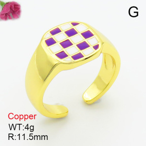 Fashion Copper Ring  F7R300086ablb-G030