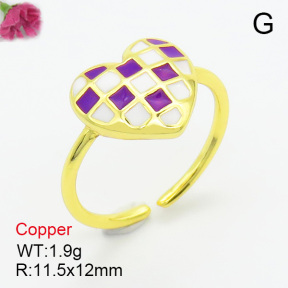 Fashion Copper Ring  F7R300093ablb-G030
