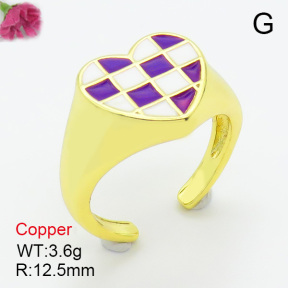 Fashion Copper Ring  F7R300110ablb-G030