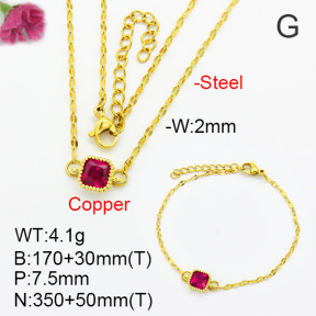 Fashion Copper Sets  F7S000781bblk-G030