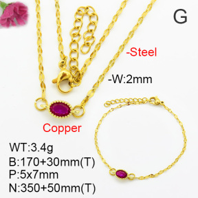 Fashion Copper Sets  F7S000792aajo-G030