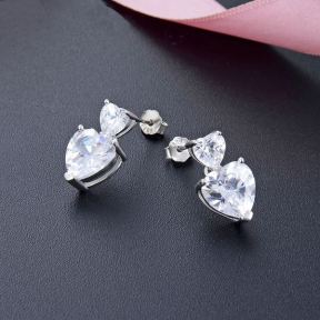 925 Silver Earrings  E:15*8.1mm,Main Stone：8*7.5  JE0579ajvb-M112  DDSBR002410