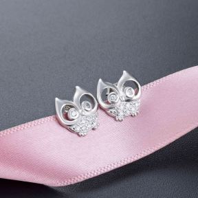 925 Silver Earrings  E:10.2*10.2mm  JE0580vivk-M112  DDSBR002478