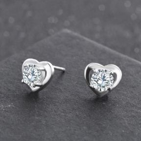 925 Silver Earrings  E:7.5*8.3mm,main stone:5mm  JE0586vhkn-M112  DDS00336