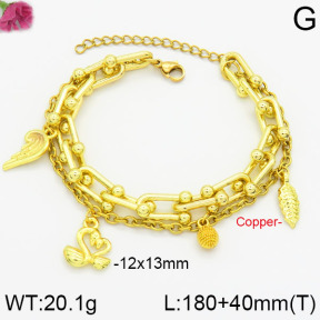 Fashion Copper Bracelet  F2B200007vhmv-J39