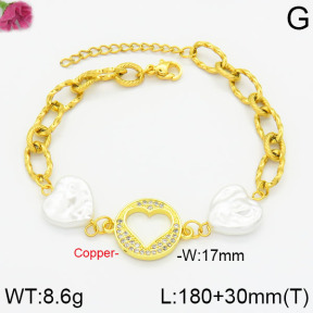 Fashion Copper Bracelet  F2B300054ahjb-J39