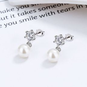 925 Silver Earrings   WT:2.48g  5.9*18.3mm  JE0733vhmk-Y06  A-13-16