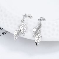925 Silver Earrings   WT:1.65g  20.5*5.1mm  JE0738vhli-Y06  A-13-20