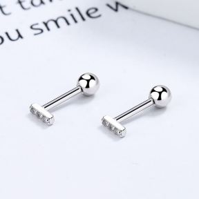 925 Silver Earrings   WT:0.5g  4mm  JE0741bhbl-Y06  
A-18-9