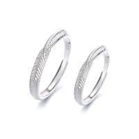 925 Silver Ring  couple open ring  WT:3.93g  W:2.9/3.2mm  JR0759vjjk-Y06  
B-18-11