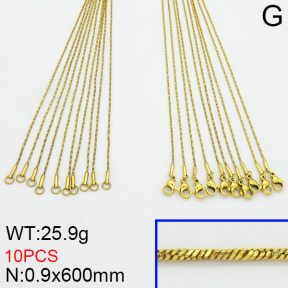 SS Necklace  2N2000214bkab-312