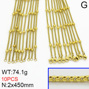 SS Necklace  2N2000229bkab-312